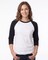 Gildan Unisex Heavy Cotton Raglan Crewneck 3/4 Sleeve T-Shirt for Everyday Comfort & Custom Printing Tee